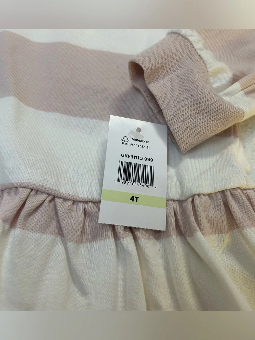 NWT Baby Gap Rugby Polo Dress G Patch Bear Embroidered Girls Size 4T